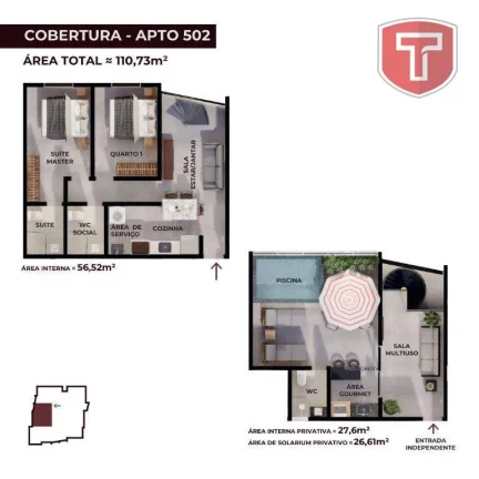 Imagem Apartamento à venda, 72 m² por R$ 478.000,00 - Praia Formosa - Cabedelo/PB Imagem Apartamento à venda, 72 m² por R$ 478.000,00 - Praia Formosa - Cabedelo/PB