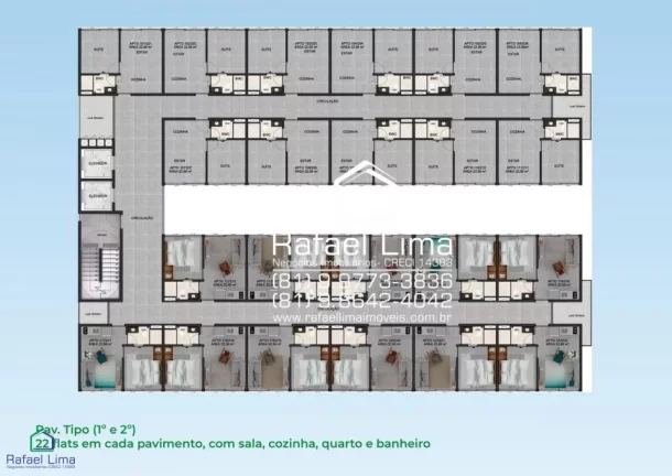 Flat 1 Quarto Ipojuca - PE - Porto de Galinhas