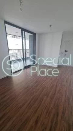 Imagem Apartamento à venda no Brooklin - Área: 62,00m² - Living com varanda - Sala de Jantar - 02 dormit...