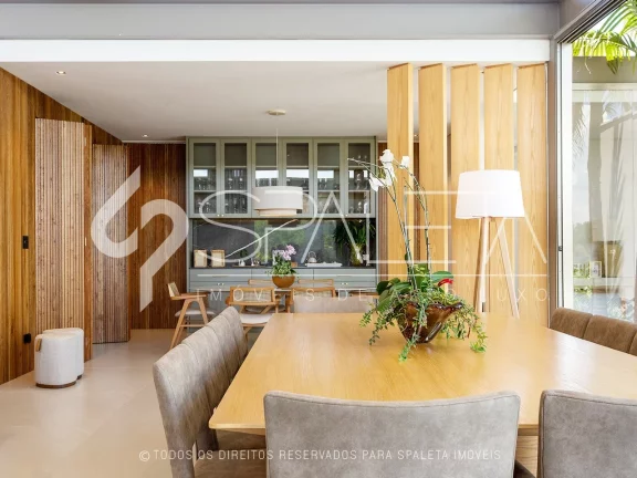Imagem Fascinante residência contemporânea, totalmente mobiliada e com vista única para o campo de golfe à venda no Terras de São José I