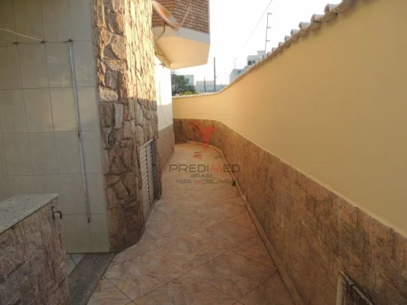 Imagem ...lt;br...gt;Casa assobradada com 3 quartos sendo 1 su...iacute;te, Lavabo, Sala 2 ambientes, Cozin...