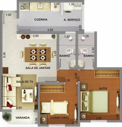 Imagem APARTAMENTO RESIDENCIAL MADRI