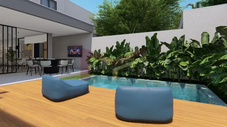 Imagem Duplex novo, 3 suítes sendo uma Master, Piscina com Deck, bairro Sim