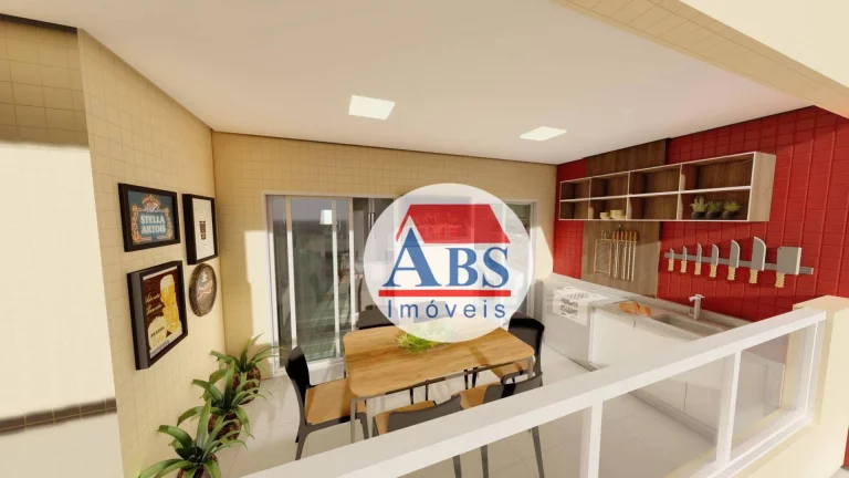 Imagem Apartamento com 2 dormitórios à venda, 85 m² por R$ 420.000,00 - Tupi - Praia Grande/SP