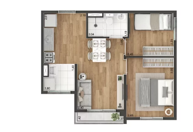 Imagem APARTAMENTO RESIDENCIAL em São Paulo - SP, Jardim Aricanduva