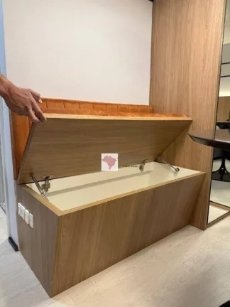 Imagem Apartamento com 1 dormitório para alugar, 24 m² por R$ 3.510,00/mês - Brooklin - São Paulo/SP