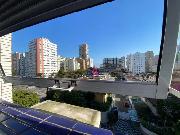 Imagem Apartamento com 3 dormitórios à venda, 131 m² por R$ 850.000 - Aparecida - Santos/SP