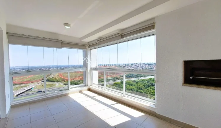 Imagem Excelente apartamento em andar alto, com vista privilegiada da varanda gourmet fechada com vidro e a...