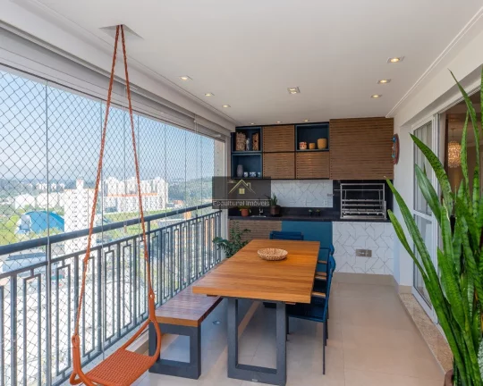 Imagem OPORTUNIDADE ÚNICA APARTAMENTO 163,00 M VISTA MARAVILHOSA 20 ANDAR 3 SUÍTES LIVING ABERTO PARA VARANDA GOURMET ENVIDRAÇADA 3 VAGAS LAZER MERCADINHO