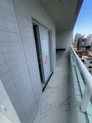 Imagem varanda Gourmet - Guilhermina - vista Mar