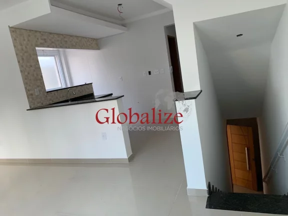Imagem Excelente sobrado com 3 dormitórios, novo, no bairro do estuário em Santos