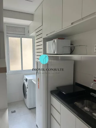 Imagem Apartamento mobiliado para locação com 1 dormitório e 1 vaga