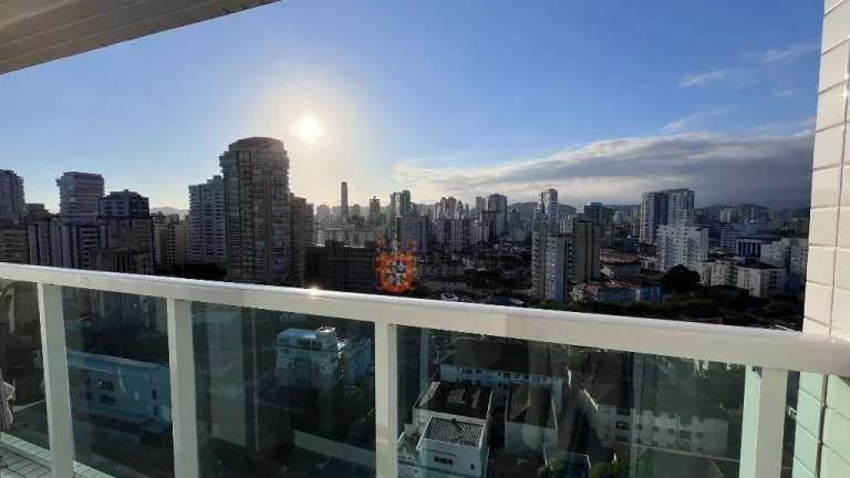Imagem Apartamento com 2 dormitórios à venda, 52 m² por R$ 835.000 - Embaré - Santos/SP