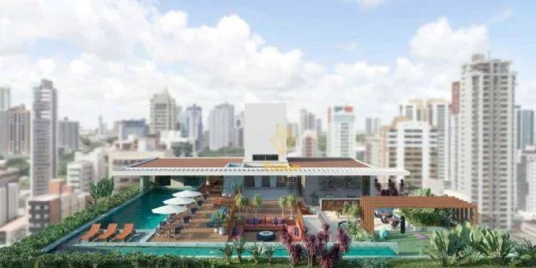 Imagem Apartamentos com varanda / sacada e área de lazer a 350m da praia de Tambaú - AP0092