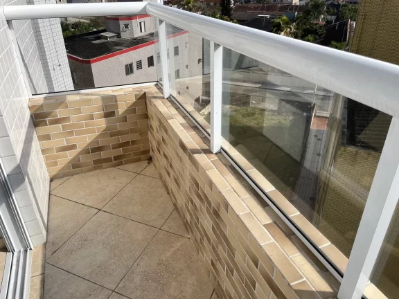 Imagem Apartamento com 2 dorms, Caiçara, Praia Grande - R$ 330 mil, Cod: 2021