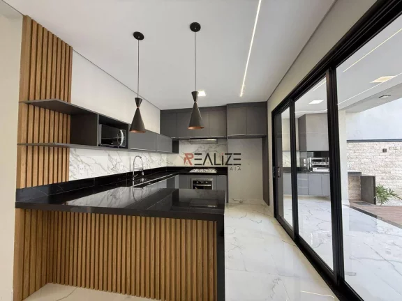 Imagem Casa térrea com 3 suítes à venda, 191 m² por R$ 1.890.000 - Condomínio London Park - Indaiatuba/SP