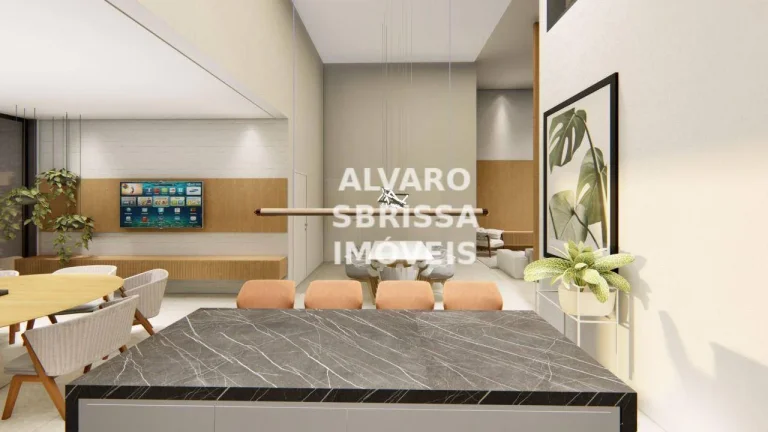 Imagem Belíssima Casa à venda de 236m² com 3 suítes no Condomínio Bandeirantes em Salto SP.