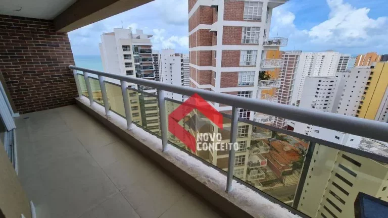 Imagem Apartamento com 3 dormitórios à venda, 120 m² por R$ 1.700.000,00 - Meireles - Fortaleza/CE
