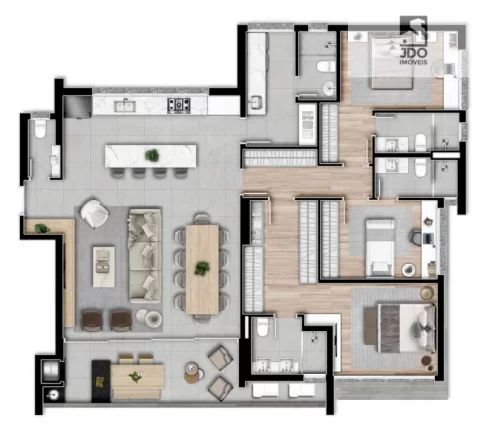 Imagem Apartamento a Venda no bairro Bigorrilho - Curitiba, PR