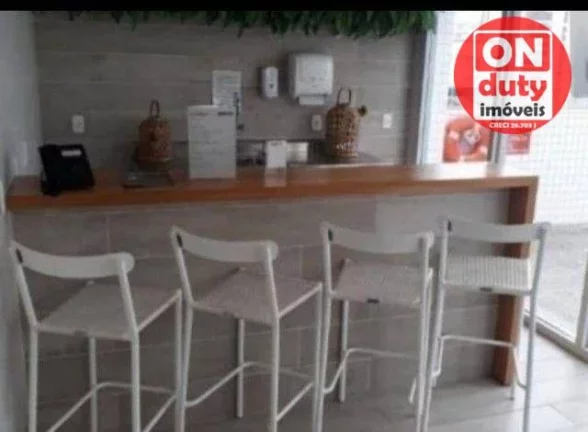 Imagem Apartamento com 1 quarto à venda, 25 m² por R$ 500.000 - Pompéia - Santos/SP