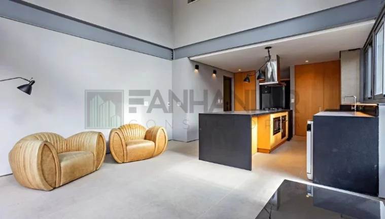 Imagem Imóvel de alto padrão: Apartamento à venda ou locação em São Paulo-SP, Cerqueira César - 1 quarto, 1 suíte, 2 salas, 2 banheiros, 1 vaga, 105m².