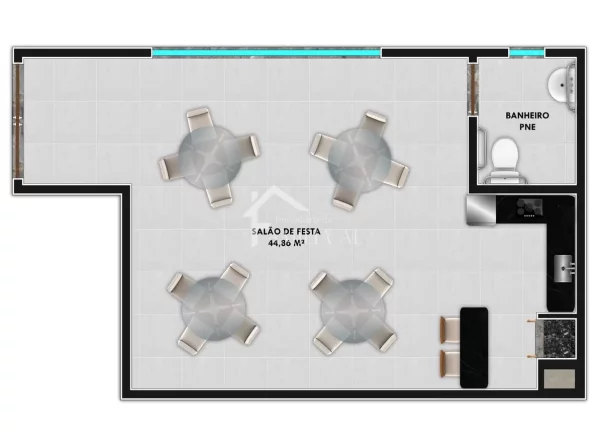 Imagem APARTAMENTO COM 1 SUÍTE + 1 QUARTO NO ITAUM