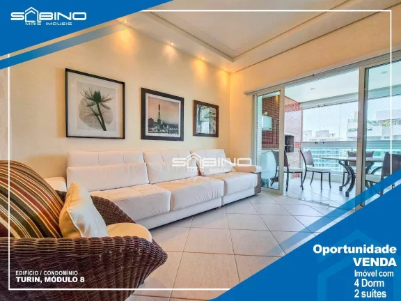 Imagem Apartamento à venda no Clube compartilhado, com 4 dormitórios - em Riviera de São Lourenço Bertioga S/P