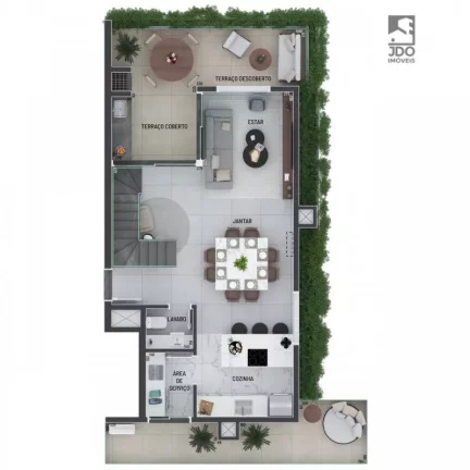 Imagem Cobertura Duplex a Venda no bairro Água Verde - Curitiba, PR