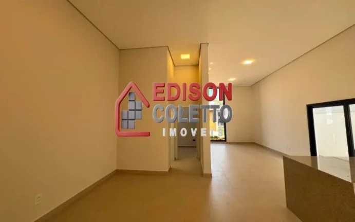 Imagem Casa nova, recém construída a venda, 3 quartos com portas balcão, persianas automatizadas, no Residencial Villa Bela Vista, em Piracicaba