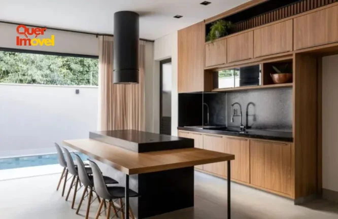 Imagem Imóvel de alto padrão: Casa em condomínio à venda em Ribeirão Preto-SP, Jardim Cybelli. 3 quartos, 3 suítes, 1 sala, 4 banheiros, 4 vagas, 155m².
