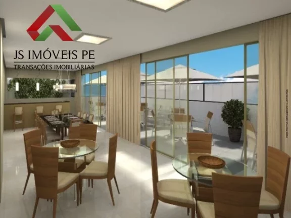Imagem Flat de luxo para locação em Barra de Jangada, Jaboatão dos Guararapes-PE: 1 quarto, 1 sala, 1 banheiro, 1 vaga de garagem!
