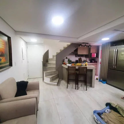 Imagem Apartamento Duplex com 3 dormitórios à venda, 102 m² por R$ 1.050.000 - Vila Curuçá - Santo André/SP