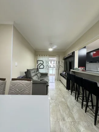 Imagem Apartamento amplo com 81m², 02 dormitórios com suite, planejado, sacada gourmet e andar alto