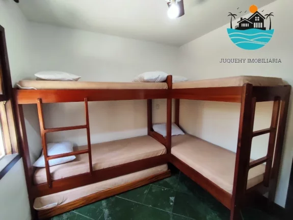 Imagem Casas para Alugar em Juquehy, 550 metros da praia, piscina, churrasqueira, 04 dormitórios, Max 16 pessoas | Juquehy Imobiliária