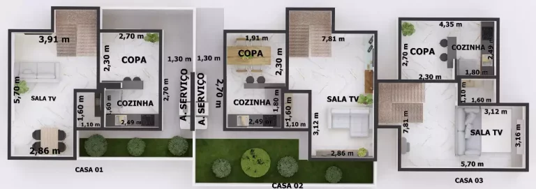 Imagem 3QUARTOS+SUÍTE+2VAGAS+FINAL DE OBRA+GEMINADA SOMENTE NA ÁREA DE SERVIÇO