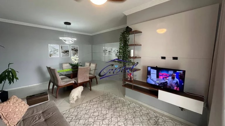 Imagem Apartamento com 3 dormitórios à venda, 101 m² por R$ 780.000 - Guilhermina - Praia Grande/SP
