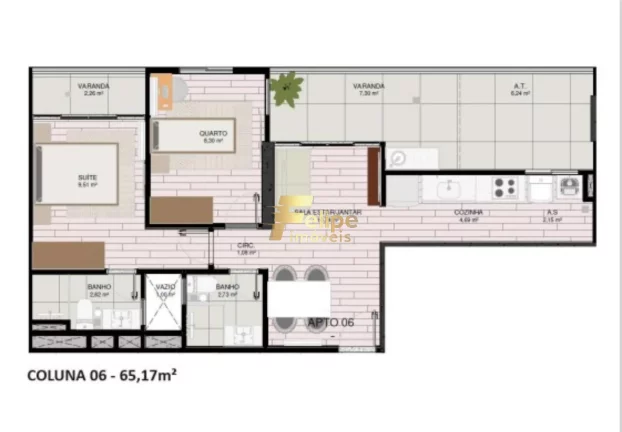 Imagem OPORTUNIDADE DE APARTAMENTO DE 2 QUARTOS E 2 VAGAS NA PRAIA DE ITAPARICA!!