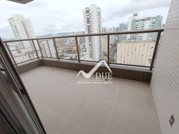 Imagem Apartamento com 2 dormitórios à venda, 128 m² por R$ 1.600.000,00 - Embaré - Santos/SP