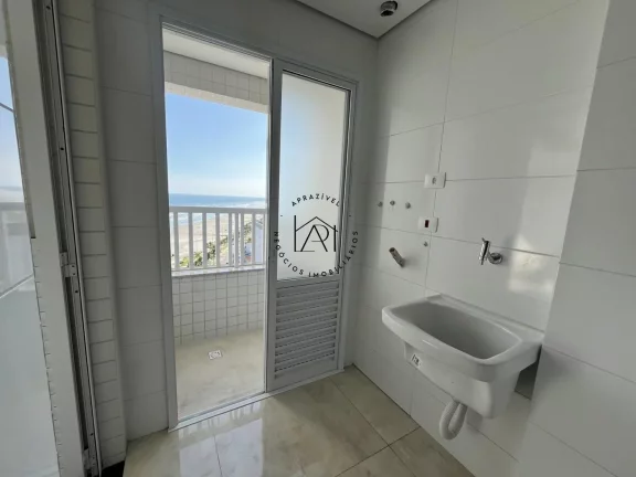 Imagem Apartamento Frente Mar para Venda em Praia Grande, Caiçara, 3 dormitórios, 2 suítes, 3 banheiros, 2 vagas