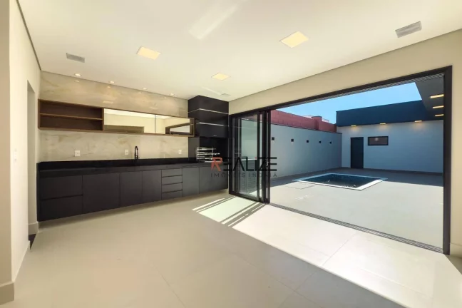 Imagem Casa moderna com 3 suítes e escritório à venda, 230 m² por R$ 1.730.000 - Condomínio Park Gran Reserve - Indaiatuba/SP