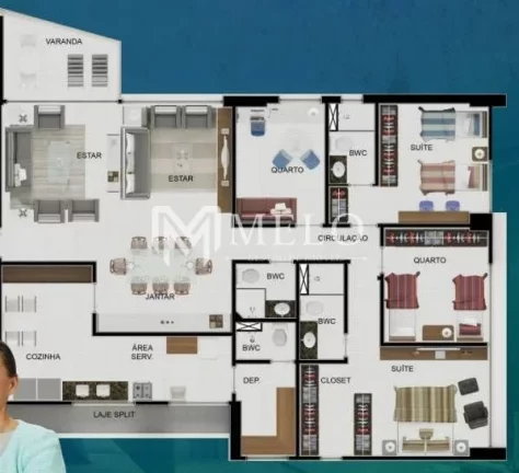 Imagem Oportunidade em BOA VIAGEM: 146,94m², 04qts, 02suites, 02vagas,..
