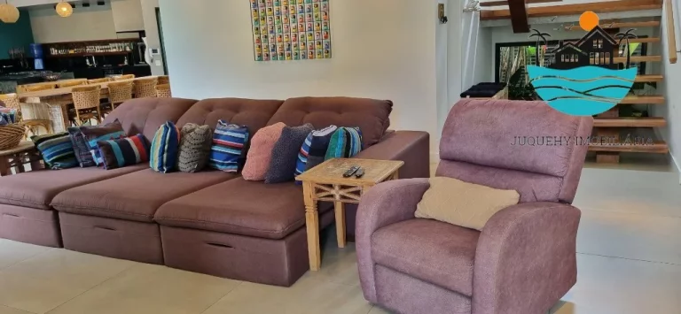 Imagem Praia de Juquehy Casas Para Alugar com, 6 suítes, piscina, a 150m da praia - Acomodação 16 pessoas | Juquehy Imobiliária