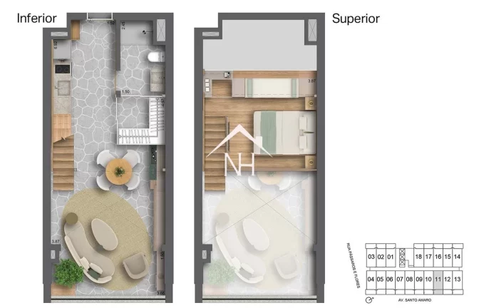 Imagem Studio duplex de 43m ao lado do metrô Brooklin,bicicletário,pet e cat,place,coworking,lavanderia,fitness,spa,piscina,living gourmet,salão de jogos