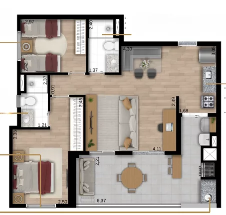 Imagem APARTAMENTO RESIDENCIAL em São Paulo - SP, Vila Matilde
