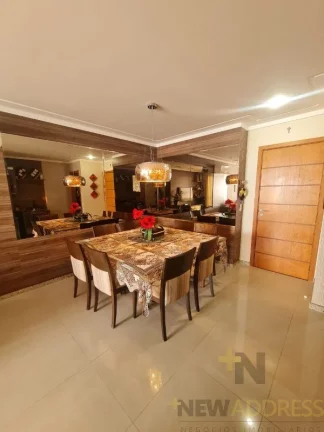 Imagem Apartamento 131 m²: 3 quartos, 2 vagas, varanda. Bairro tranquilo e área de lazer.