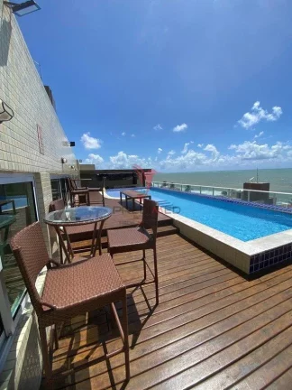 Imagem Mar Bello Plaza Flats de 2 Quartos com Varanda. Vista mar . Em Intermares. Junto á Praia