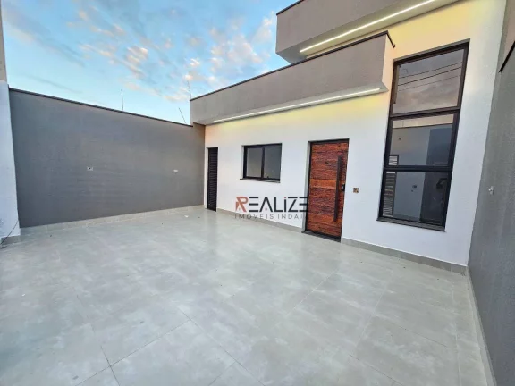 Imagem Casa moderna com 2 dormitórios e quintal à venda, 60 m² por R$ 550.000 - Jardim Araras - Indaiatuba/SP