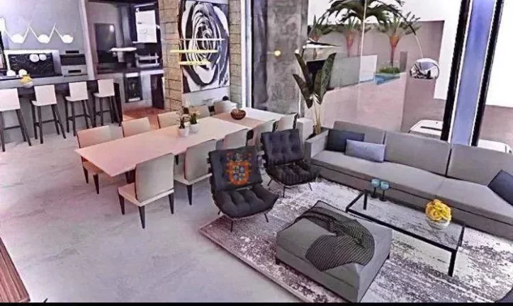 Imagem Sobrado com 5 suítes à venda, 500 m² por R$ 2.850.000 - Cidade Satélite - Atibaia/SP