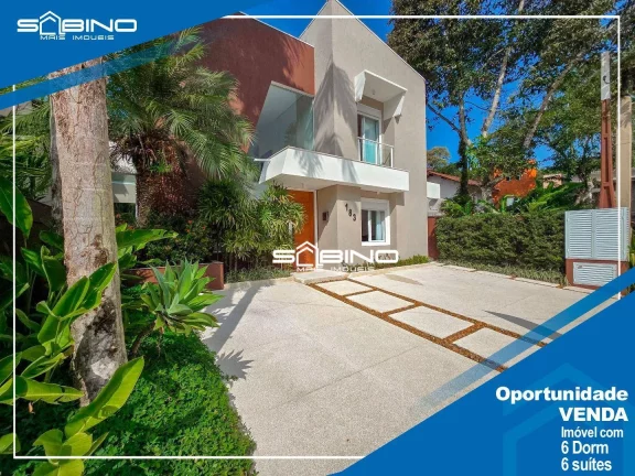 Imagem Casa à Venda com 6 Dormitórios 6 Suítes 286m² de área útil, 3 vagas - Riviera de São Lourenço - Bertioga SP