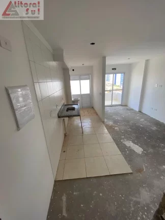 Imagem Apartamento à venda em Praia Grande-SP, Canto do Forte: 2 quartos, 1 sala, 1 vaga garagem, 57m² de área. Aproveite!